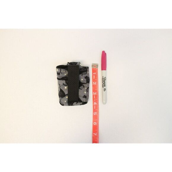 Cats Small Pouch Medical Inhaler Accessory Case with Belt Loop - Picture 2 of 3